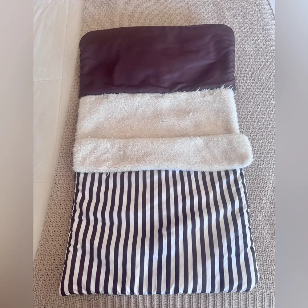 Henri Bendel Bone Nuit Striped Pet Bed Sleeping Bag